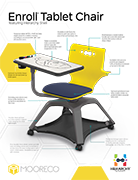 MOORECO Enroll Tablet Chair